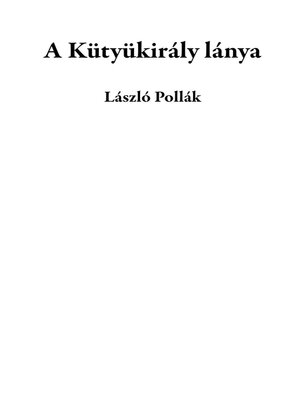 cover image of A Kütyükirály lánya